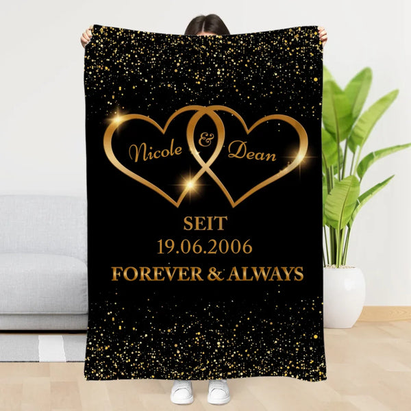 Personalisierte Fleecedecke 125x80 Cm – Mit Name Bedruckt, 600 G/m², Oeko-Tex Zertifiziert