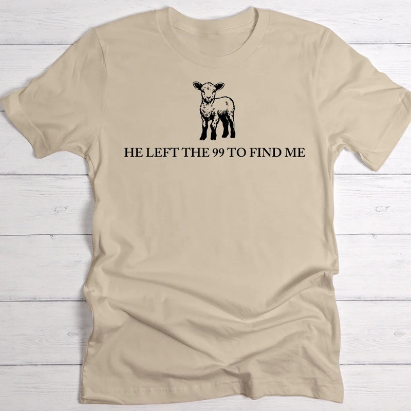 Retter - Personalisiertes T-Shirt für das verlorene Schaf nach Lukas 15:4,5 für Gläubige