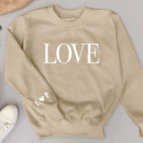 LOVE - Personalisierter Sweater für Paare und Freunde