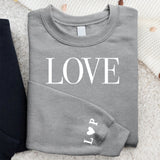 LOVE - Personalisierter Sweater für Paare und Freunde