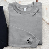 Jahrestag - Personalisierter Sweater mit Römischen Zahlen und Initialen