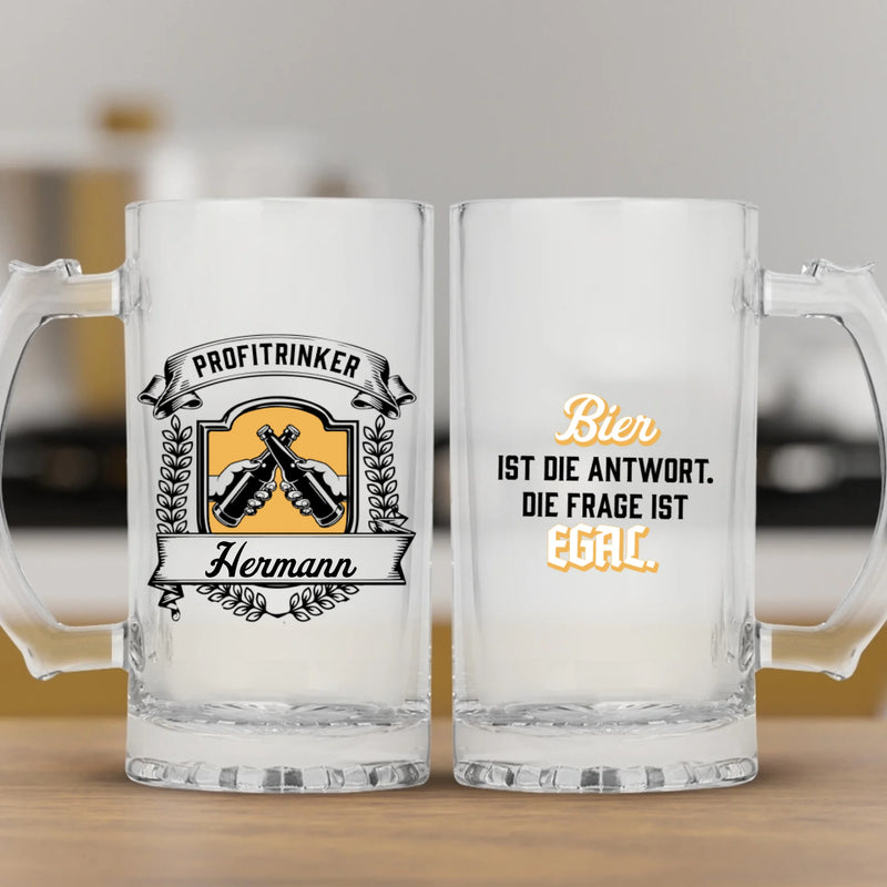 Profitrinker - Individueller Bierkrug