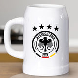 Fußballfieber - Personalisierter Bierkrug zur Fußball EM 2024