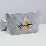 Initiale / Individuelle Kosmetiktasche Filz