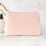 Dein Name - Personalisierte PU Kosmetiktasche mit Namens-Glanzfolie