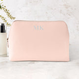 Deine Initialen - Personalisierte PU Kosmetiktasche mit Glanzfolie und Name