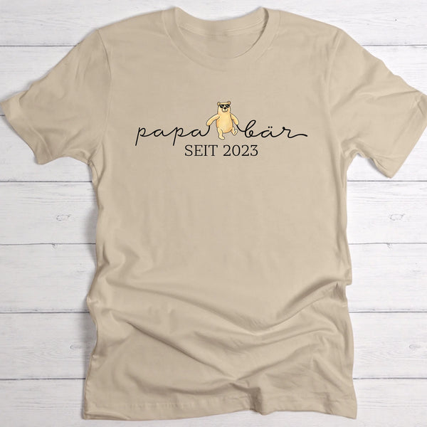 Papabär - Personalisiertes T-Shirt für Papa und Opa
