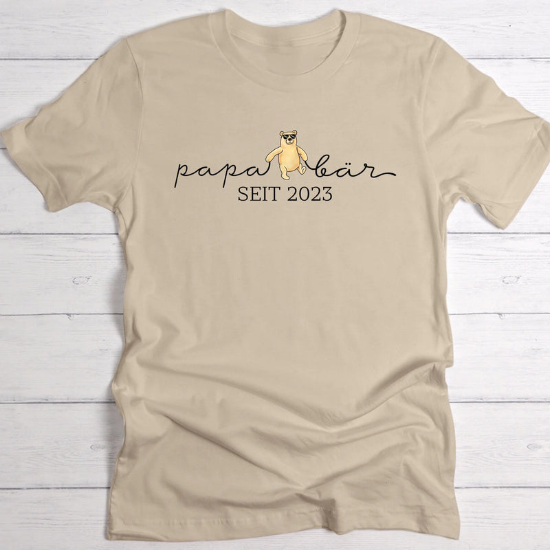 Papabär - Personalisiertes T-Shirt für Papa und Opa