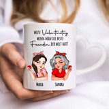 Herz Tasse Mock up Hände