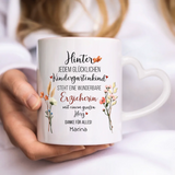 Herz Tasse Mock up Hände