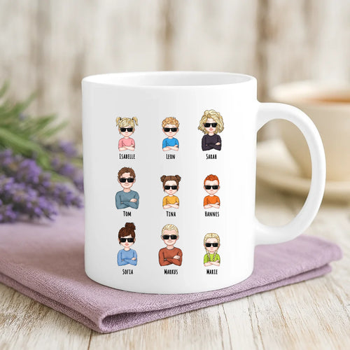 Personalisierte Tasse mit Druck für Mama – Mama ist die Beste – Motiv 2