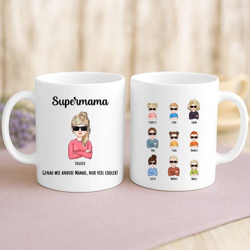 Personalisierte Tasse mit Druck für Mama – Mama ist die Beste