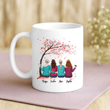 Personalisierte Tasse Neue beste Freunde mit Foto für beste Freunde – Motiv 3