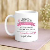 Personalisierte Tasse Beste Kolleginnen mit Foto für beste Freunde – Motiv 3