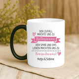 Personalisierte Tasse Beste Kolleginnen mit Foto für beste Freunde – Motiv 9