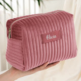 Personalisierte Kosmetiktasche aus Premium Samt für Make Up Beauty Kram – Motiv 13