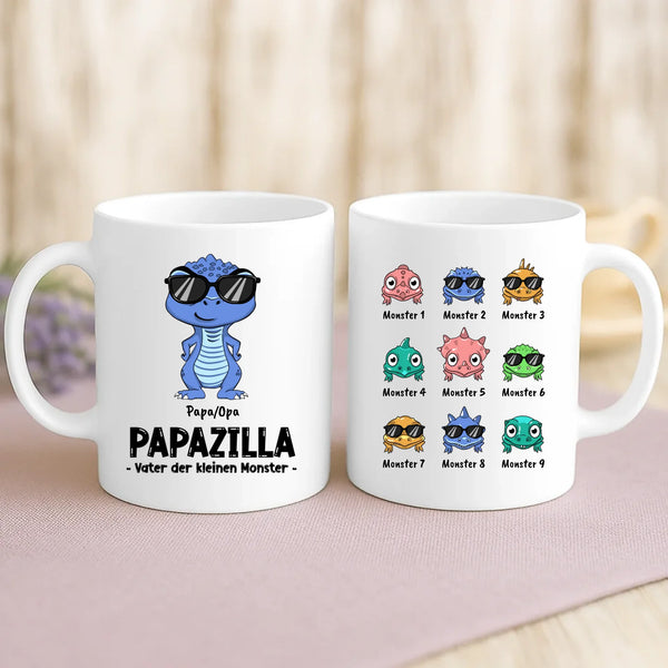 Weiße Tasse mit personalisiertem Spruch und Namen – individuelle Geschenkidee von Love & Faith
