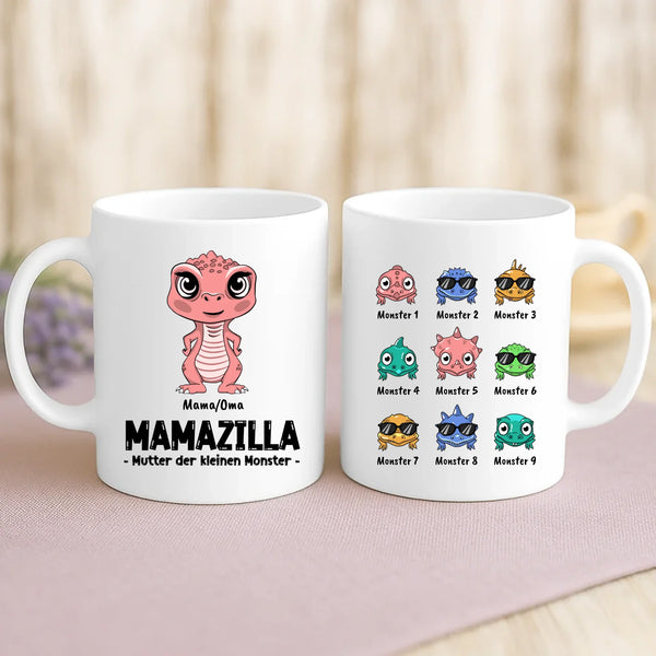 Weiße Tasse mit personalisiertem Spruch und Namen – individuelle Geschenkidee von Love & Faith