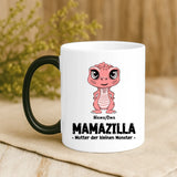 Magische Tasse mit Thermo-Farbwechsel und personalisiertem Namen – witzige Geschenkidee von Love & Faith