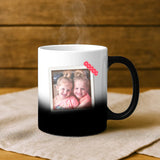 Magische Tasse mit Thermo-Farbwechsel und personalisiertem Namen – witzige Geschenkidee von Love & Faith