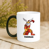 Personalisierte Tasse mit Druck zu Ostern – Eier sucht man nicht – Motiv 9