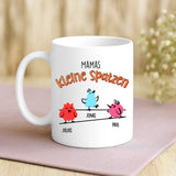 Weiße Tasse mit personalisiertem Spruch und Namen – individuelle Geschenkidee von Love & Faith