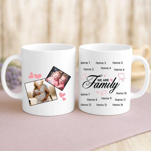 Weiße Tasse mit personalisiertem Spruch und Namen – individuelle Geschenkidee von Love & Faith