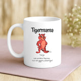 Weiße Tasse mit personalisiertem Spruch und Namen – individuelle Geschenkidee von Love & Faith