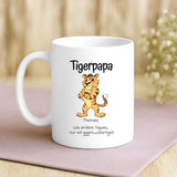 Weiße Tasse mit personalisiertem Spruch und Namen – individuelle Geschenkidee von Love & Faith