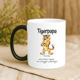 Magische Tasse mit Thermo-Farbwechsel und personalisiertem Namen – witzige Geschenkidee von Love & Faith
