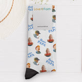 Socken mit eigenen Fotos für Papa zum Vatertag 39-42 individuell gedruckt von Love & Faith