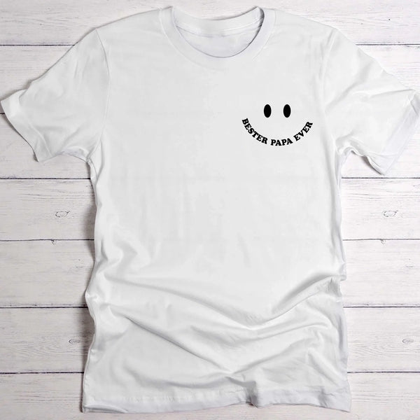 Weißes Cool Dads Club T-Shirt mit Rückendruck mit Foto personalisieren von Love & Faith