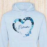 Schmetterlinge im Herzen - Großeltern-Hoodie