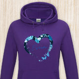 Schmetterlinge im Herzen - Großeltern-Hoodie