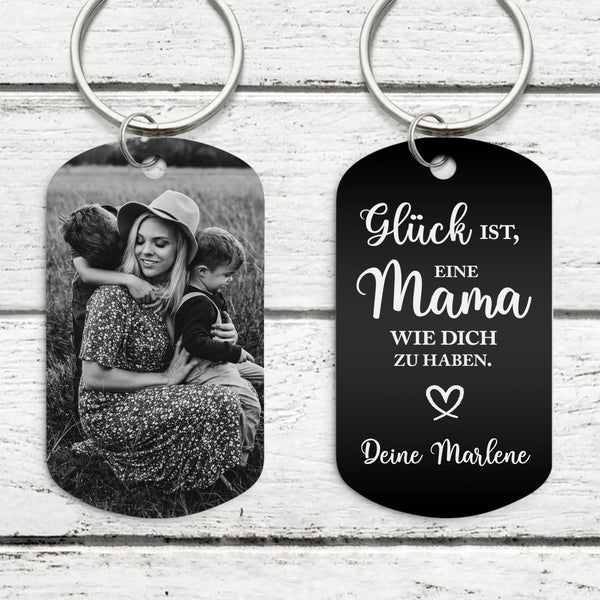 Schlüsselanhänger Aus Nussbaumholz Mit Gravur „Müsst Ich Eine Mama Wählen“ – Personalisiert, Made In Germany, Muttertagsgeschenk
