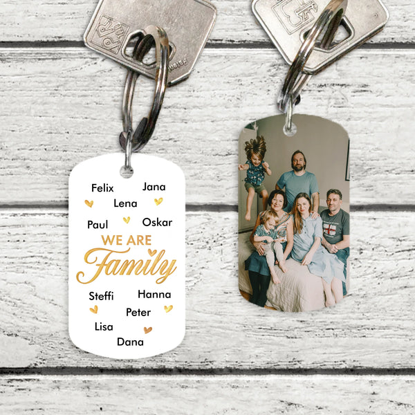 We are Family - Familien-Schlüsselanhänger