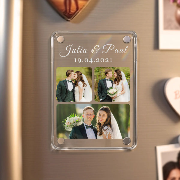 Acrylmagnet für Kühlschrank für bester Papa Geschenk personalisiert von Love & Faith