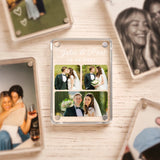 Acrylmagnet für Kühlschrank für bester Papa Geschenk personalisiert von Love & Faith