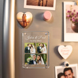 Acrylmagnet für Kühlschrank für bester Papa Geschenk personalisiert von Love & Faith