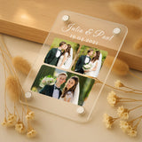Acrylmagnet für Kühlschrank für bester Papa Geschenk personalisiert von Love & Faith
