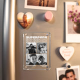 Acrylmagnet für Kühlschrank für bester Papa Geschenk personalisiert von Love & Faith