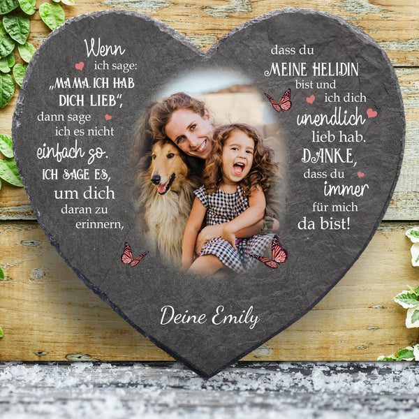 Mama - Eltern-Schieferherz
