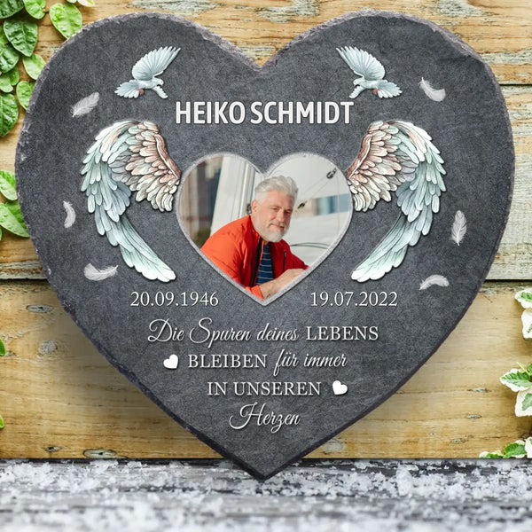 Für immer - Individuelles Schieferherz