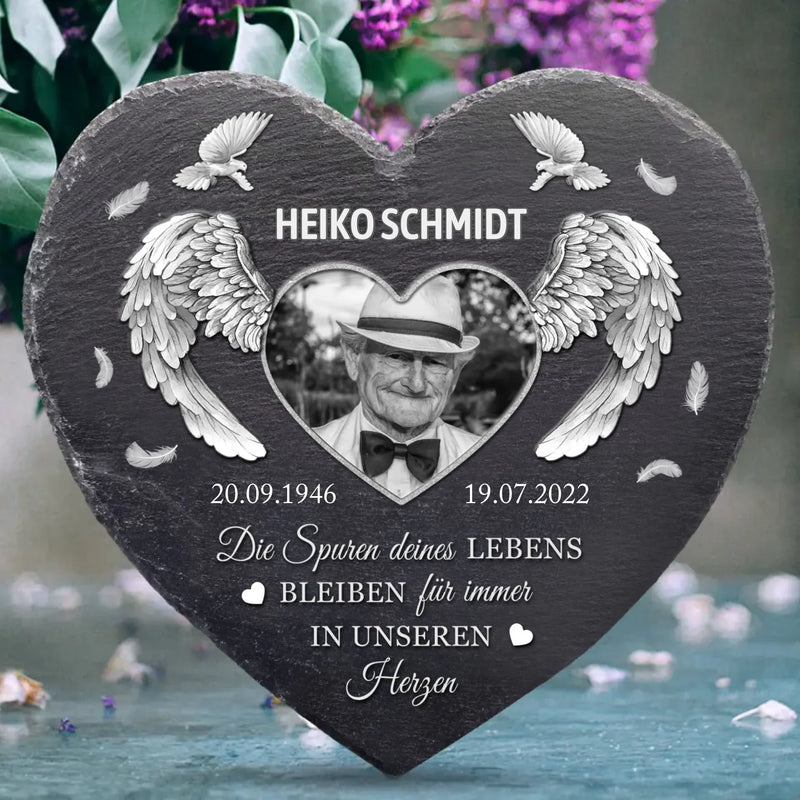 Für immer - Individuelles Schieferherz