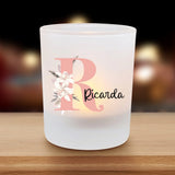 Personalisierter Teelichthalter für dich und deine Liebsten mit Initiale und Name von Love & Faith