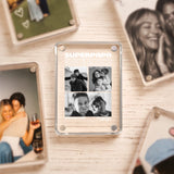 Acrylmagnet für Kühlschrank für bester Papa Geschenk personalisiert von Love & Faith