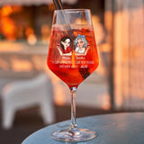 Beste Freunde - Personalisiertes Glas für Sommergetränke