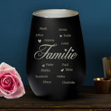 Familie ist... - Familien-Windlicht