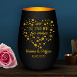 Du & Ich - Paar-Windlicht