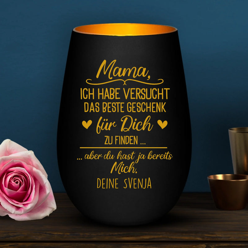 Das beste Geschenk - Eltern-Windlicht